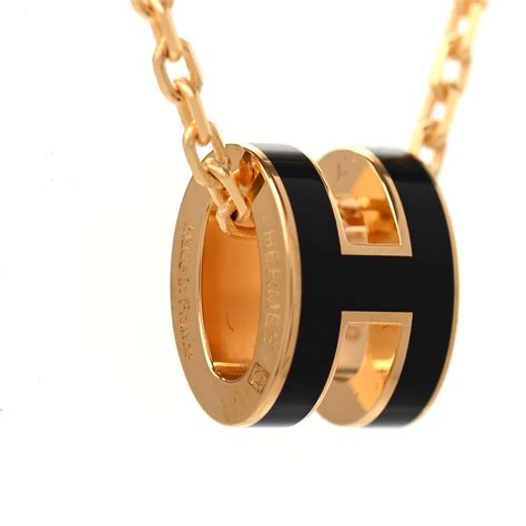 hermes necklace pop h mini